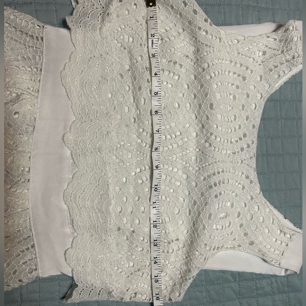 ANTONIO MELANI White Lace Dress - Picture 9 of 9